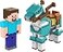 Mattel Minecraft Action Figure 2Pack with Skeleton Trap Horse Collectible Figures Accessories 325inch Scale Toy Set