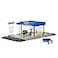 Matchbox Action Drivers Auto Shop Playset with 1 Chevy Silverado Moving Parts Figures Toy for Kids 3 Years Old Up