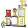 Spidey and His Amazing Friends Hulks Smash Yard Preschool Toy Hulk Playset with Toppling Tower and Smash Wall Kids Ages 3 and Up