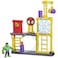 Spidey and His Amazing Friends Hulks Smash Yard Preschool Toy Hulk Playset with Toppling Tower and Smash Wall Kids Ages 3 and Up