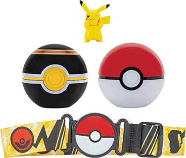 PokÃmon Pokemon Pok Ball Belt Set with Pikachu Figure