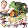 RISUNTOY Dinosaur Toys for Kids 3545PCS Realistic Jurassic Dinosaurs Figures with EggsTreesFence Playset to Create a Dino WorldEducational Figures Great Gift for Toddler Boys Girls