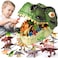 RISUNTOY Dinosaur Toys for Kids 3545PCS Realistic Jurassic Dinosaurs Figures with EggsTreesFence Playset to Create a Dino WorldEducational Figures Great Gift for Toddler Boys Girls