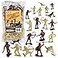Tim Mee TimMee Cowboys and Indians Plastic Figures 40pc Playset Made in USA