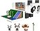 Mattel Minecraft Mob Head Minis Toys Panda Playhouse Playset with 2 Panda Action Figures Removable Bamboo Shoots Cake Slice Accessories