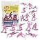 Tim Mee TimMee Plastic Army Men Pink 48pc Toy Soldier Figures Made in USA