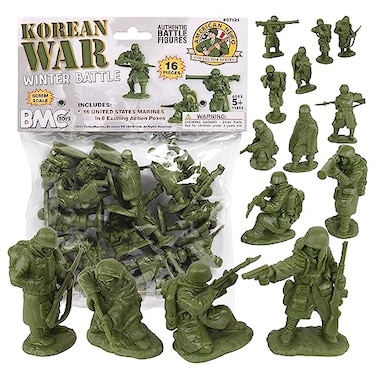 BMC Toys BMC Korean War Winter Battle 16pc OD Green United States Soldier Figures