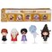 Wizarding World Harry Potter Micro Magical Moments Hogwarts 5Pack Figures Set Display Cases Kids Toys for Ages 6 and up