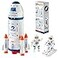 Wbzle Space Rocket Toys Rocket Ship with Astronaut Toy for Educational Concentration Learning Rocket Fun Space Gifts for Space Exploration Knowledge Toys for Kids 35