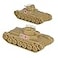 BMC Toys BMC CTS WW2 Japan ChiHa Tanks Tan 2pc 138 Plastic Army Men Japanese Vehicles