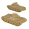 BMC Toys BMC CTS WW2 Japan ChiHa Tanks Tan 2pc 138 Plastic Army Men Japanese Vehicles