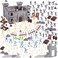 AMOR PRESENT 310PCS Ancient Military Soldier Set Toy Medieval Knights Army Men Pirate Castle Model Assembly for Boys Birthday Party Gift
