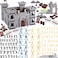 3 otters 310PCS Military Soldier Playset Toy Soldiers Medieval Knight Army Men Pirate Castle Model Assembly for Boys Birthday Party Gift