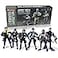 MQSTARSRISE Army Men Action Figures Soldiers Toy Set for Boys Age 47 Military Playset with Weapons Easter Gift or Birthday Gift