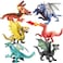 EOIVSH Dragon Toy Figures Ancient Flying Dragon Figurines Mythical Action Figure Kid Toys Girls and Boys Ages 3 and Above Pack of 6
