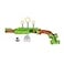 JAKKS Pacific Sonic The Hedgehog Go Go Racers Playset Sonic Adventure Fun Track and High Speed Launcher