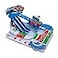 EPOCH Games Mario Kart Racing Deluxe Super Mario Vehicle Obstacle Course with Mario and Luigi Figures Perfect Action Tabletop Game for Ages 5