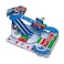 EPOCH Games Mario Kart Racing Deluxe Super Mario Vehicle Obstacle Course with Mario and Luigi Figures Perfect Action Tabletop Game for Ages 5