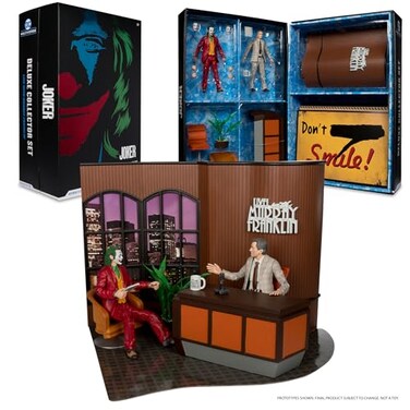 McFarlane Toys DC Multiverse Joker Movie Limited Edition Deluxe Collector Set Live with Murray Franklin