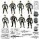Guaishou Action Figures Army Men Soldiers Toys 8 Pack Military Toy Playset Realistic Accessories