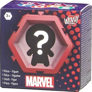 Mattel NANO PODS Connectable Collectable Marvel Surprise Toy Character Figure Inside Attached Pod Connect to Other PODS Styles May Vary