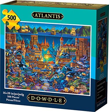 DÂ·OÂ·WÂ·DÂ·LÂ·E Dowdle Jigsaw Puzzle Atlantis 500 Piece