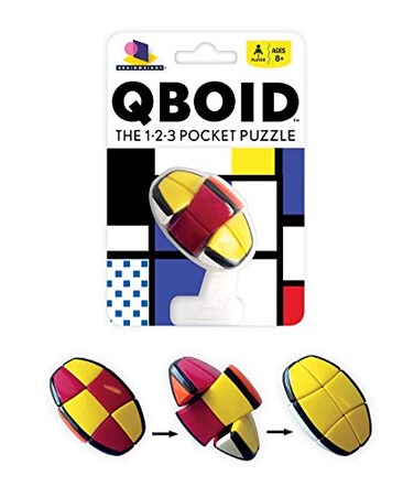 Brainwright QBOID The 123 Pocket Brain Teaser Fidget Puzzle