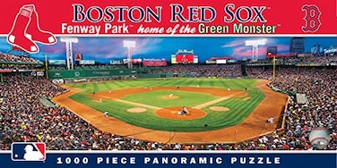 Masterpieces MasterPieces MLB Boston Red Sox Stadium Panoramic Jigsaw PuzzleFenway Park Home of the Green Monster 1000 Pieces