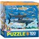 EuroGraphics Sharks 100 Piece Jigsaw Puzzle