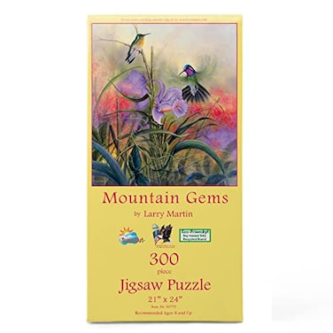 SunsOut SUNSOUT INC Mountain Gems 300 pc Jigsaw Puzzle by Artist Larry Martin Finished Size 21 x 24 MPN 30775