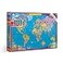 eeBoo 100 Piece Puzzle for Kids World Map Childrens Puzzle Geography Themed Large Pieces for Small Hands to Develop Motor Skills