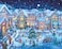 Vermont Christmas Company Holiday Village Square Christmas Jigsaw Puzzle 1000 Piece