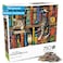 Buffalo Games Charles Wysocki Frederick the Literate 750 Piece Puzzles for Adults 24 x 18 in Includes Poster Cat Jigsaw Puzzle Whimsical Library Scene Artist Illustration
