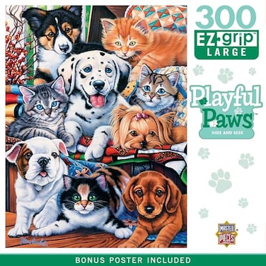 Masterpieces MasterPieces 300 Piece EZ Grip Jigsaw Puzzle Hide and Seek 18x24