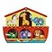 Janod 6 Piece Noahs Ark Peg Puzzle Ages18 Months J07062