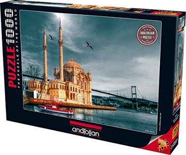 Anatolian Puzzle Ortakoy Mosque Nostalgia 1000 Piece Jigsaw Puzzle 3171
