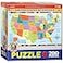 EuroGraphics Map of the United States of America Jigsaw Puzzle 200Piece