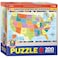 EuroGraphics Map of the United States of America Jigsaw Puzzle 200Piece
