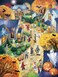 Vermont Christmas Company Halloween Town Jigsaw Puzzle 550 Piece