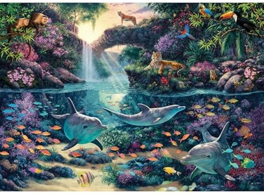 Anatolian Puzzle Jungle Paradise 3000 Piece Jigsaw Puzzle 4908 Browna