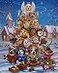 Vermont Christmas Company Canine Christmas Tree Jigsaw Puzzle 1000 Piece