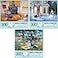 Bits and Pieces Value Set of Three Large 300 Piece Jigsaw Puzzles for Adults Seasons Themed Jigsaw Puzzles Designed by Artist John Sloane Completed Puzzle Size 18 x 24