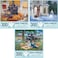 Bits and Pieces Value Set of Three Large 300 Piece Jigsaw Puzzles for Adults Seasons Themed Jigsaw Puzzles Designed by Artist John Sloane Completed Puzzle Size 18 x 24