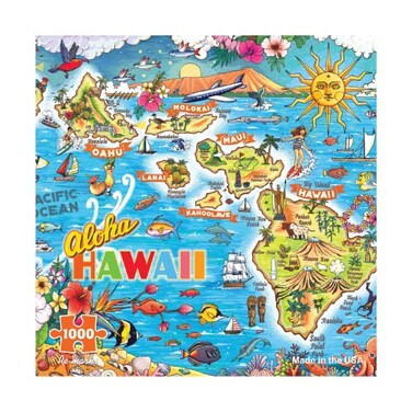 Re-Marks Remarks Aloha Hawaii 1000Piece Jigsaw Puzzle for All Ages