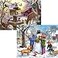 Bits and Pieces Value Set of Two 300 Piece Jigsaw Puzzles for Adults Building a Snowman on a Snow Day Sunrise Feasting Winter Snow Jigsaw Puzzles by Artist Liz Goodrick Dillon