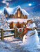 Springbok s 500 Piece Jigsaw Puzzle The Country Christmas Made in USA