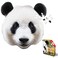 Madd Capp Madd CAPP Puzzles I AM Panda 550 Pieces Animal Shaped Jigsaw Puzzle