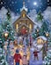 Vermont Christmas Company Midnight Mass Jigsaw Puzzle 1000 Piece 30x24 Puzzle for Adults Fully Interlocking Pieces Unique Randomly Shaped Pieces