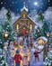 Vermont Christmas Company Midnight Mass Jigsaw Puzzle 1000 Piece 30x24 Puzzle for Adults Fully Interlocking Pieces Unique Randomly Shaped Pieces