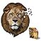 Madd Capp Puzzles I AM Lion 550 pieces Animal Shaped Jigsaw Puzzle